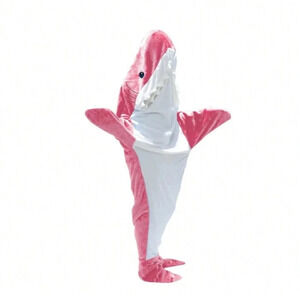 New Pink Shark Blanket size Medium